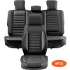 VEVOR Seat Covers, Universal Car Seat Covers Full Set Seats, Front and Rear Seat, 9pcs Faux Leather Seat Cover, Semi-enclosed Design