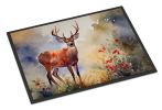 Deer Doormat Front Door Mat Indoor Outdoor Rugs for Entryway, Non Slip Washable Low Pile, 24H X 36W