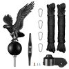 Flagpole Eagle Top, Black | 22FPR002-EAGLE-06 Upgraded Version