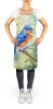 New York Eastern Bluebird Apron Cooking Kitchen Server Baking Crafts Gardening for Adult Women Men, Unisex, Large, Multicolor