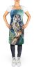 Northern Hawk Owl Apron Cooking Kitchen Server Baking Crafts Gardening for Adult Women Men, Unisex, Large, Multicolor