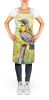 Montana Western Meadowlark Apron Cooking Kitchen Server Baking Crafts Gardening for Adult Women Men, Unisex, Large, Multicolor