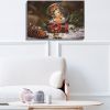 1pcs Drop-Shipping Christmas Winter Wall Art Festival Paintings Decorations Party Picutres Gift Poster for Home Wall Decor Framed-3624in- Thickness 1.