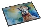 Llama Doormat Front Door Mat Indoor Outdoor Rugs for Entryway, Non Slip Washable Low Pile, 24H X 36W