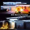 96 LED Curtain Icicle Lights for Party Christmas Decor - 8 Mode, Remote Control