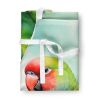 African Ringneck Parrot Apron Cooking Kitchen Server Baking Crafts Gardening for Adult Women Men, Unisex, Large, Multicolor