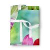 Orchids in Watercolor Apron Cooking Kitchen Server Baking Crafts Gardening for Adult Women Men, Unisex, Large, Multicolor